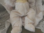 porcelain baby doll white gown body